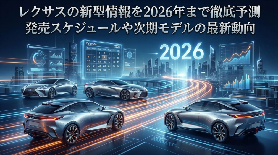 レクサスの新型情報を2026年まで徹底予測｜発売スケジュールや次期モデルの最新動向