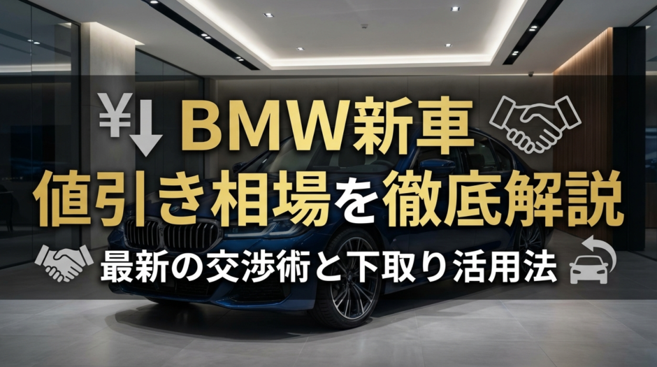 BMWの新車の値引き相場を徹底解説｜最新の交渉術と下取り活用法