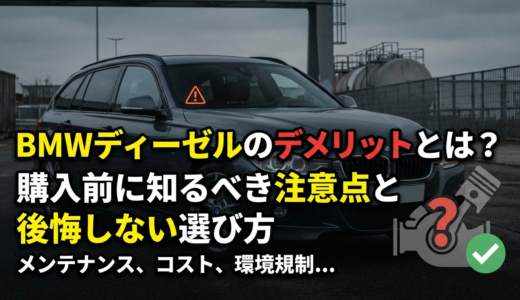BMWディーゼルのデメリットとは？購入前に知るべき注意点と後悔しない選び方