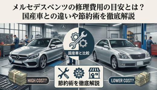 メルセデスベンツの修理費用の目安とは？国産車との違いや節約術を徹底解説