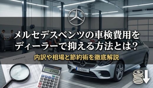 メルセデスベンツの車検費用をディーラーで抑える方法とは？内訳や相場と節約術を徹底解説