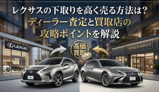 レクサスの下取りを高く売る方法は？ディーラー査定と買取店の攻略ポイントを解説
