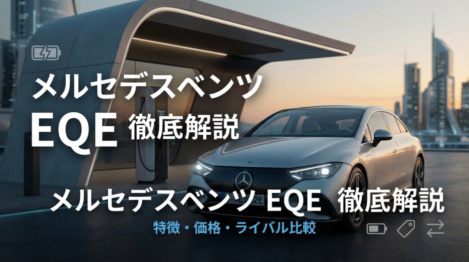 メルセデスベンツの電気自動車EQEとは？特徴や価格とライバル比較を徹底解説