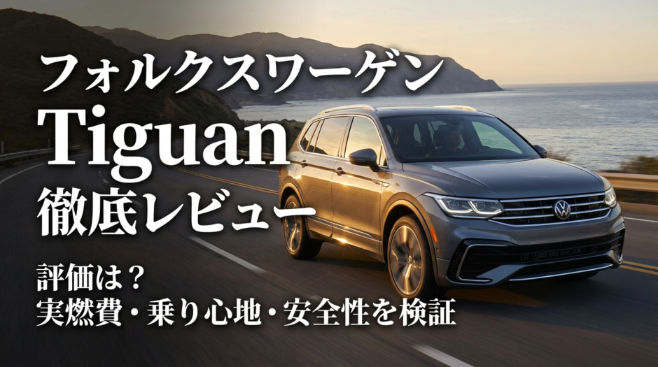 フォルクスワーゲンのTiguanの評価は？実燃費や乗り心地と安全性を徹底レビュー