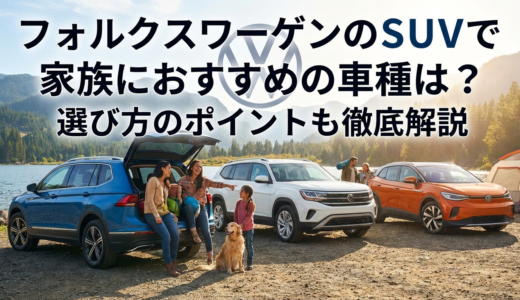 フォルクスワーゲンのSUVで家族におすすめの車種は？選び方のポイントも徹底解説