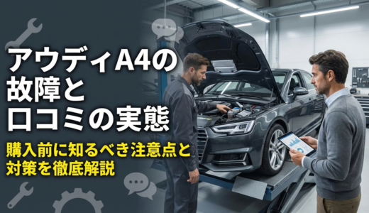 アウディA4の故障と口コミの実態は？購入前に知るべき注意点と対策を徹底解説