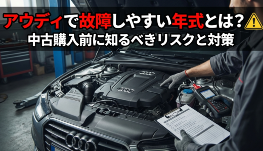 アウディで故障しやすい年式とは？中古購入前に知るべきリスクと対策