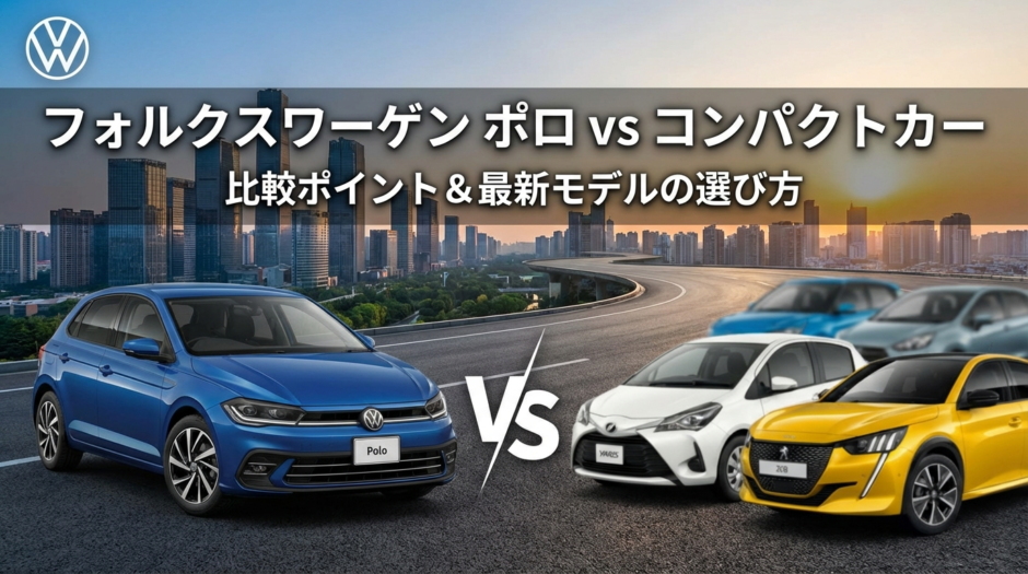 フォルクスワーゲンのポロをコンパクトカーと比較するポイントとは？最新モデルの選び方も解説