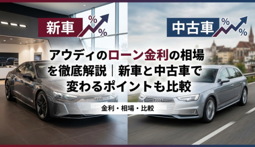アウディのローン金利の相場を徹底解説｜新車と中古車で変わるポイントも比較