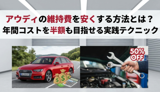 アウディの維持費を安くする方法とは？年間コストを半額も目指せる実践テクニック