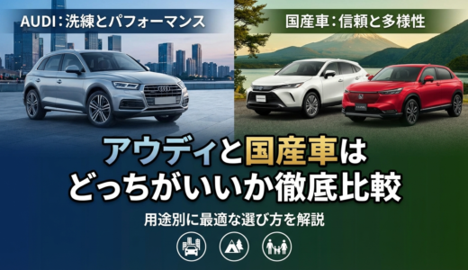 アウディと国産車はどっちがいいか徹底比較｜用途別に最適な選び方を解説