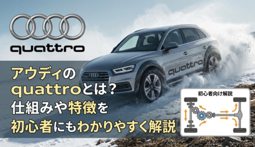 アウディのquattroとは？仕組みや特徴を初心者にもわかりやすく解説