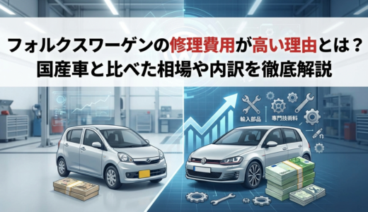 フォルクスワーゲンの修理費用が高い理由とは？国産車と比べた相場や内訳を徹底解説