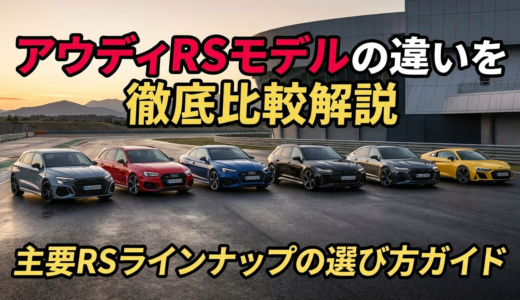 アウディRSモデルの違いを徹底比較解説｜主要RSラインナップの選び方ガイド