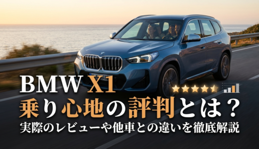BMW X1の乗り心地の評判とは？実際のレビューや他車との違いを徹底解説