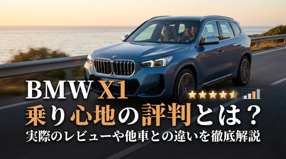 BMW X1の乗り心地の評判とは？実際のレビューや他車との違いを徹底解説