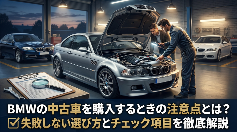 BMWの中古車を購入するときの注意点とは？失敗しない選び方とチェック項目を徹底解説