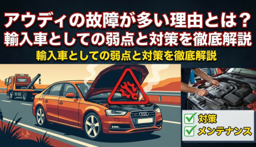 アウディの故障が多い理由とは？輸入車としての弱点と対策を徹底解説