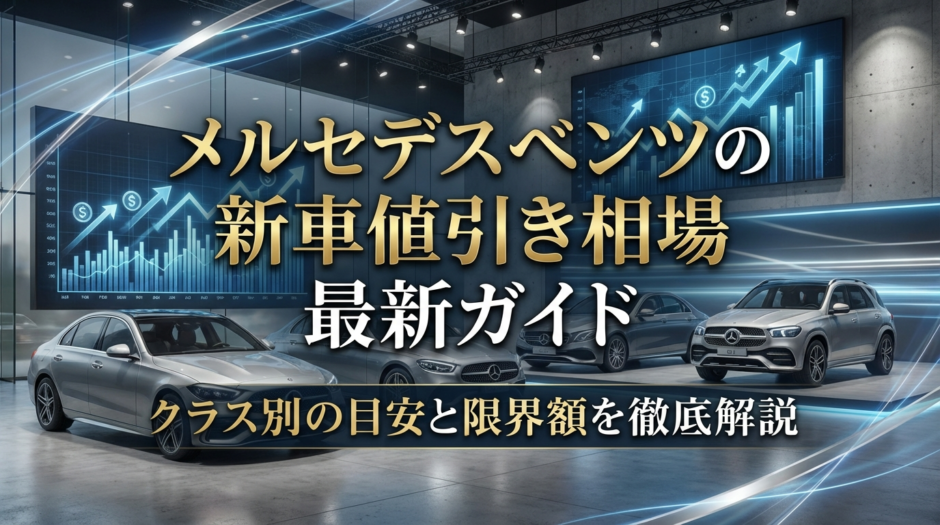 メルセデスベンツの新車値引き相場の最新ガイド｜クラス別の目安と限界額を徹底解説