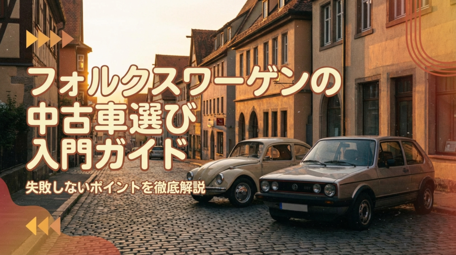 フォルクスワーゲンの中古車の選び方入門ガイド｜失敗しないポイントを徹底解説
