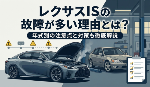 レクサスISの故障が多い理由とは？年式別の注意点と対策も徹底解説