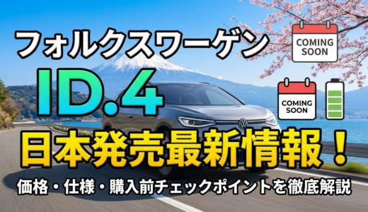 フォルクスワーゲンID4の日本での発売日最新情報とは？価格や仕様と購入前に知りたいポイントを解説