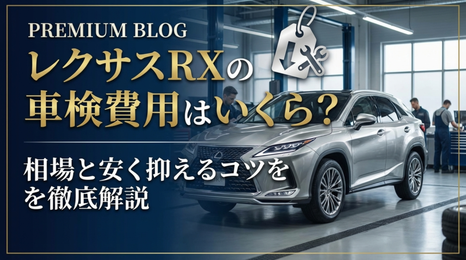 レクサスRXの車検費用はいくら？相場と安く抑えるコツを徹底解説