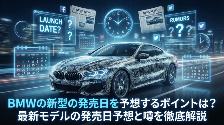 BMWの新型の発売日を予想するポイントは？最新モデルの発売日予想と噂を徹底解説
