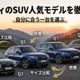 アウディのSUVの人気モデルを徹底比較｜アウディのSUV人気モデル比較で自分に合う一台を選ぶ