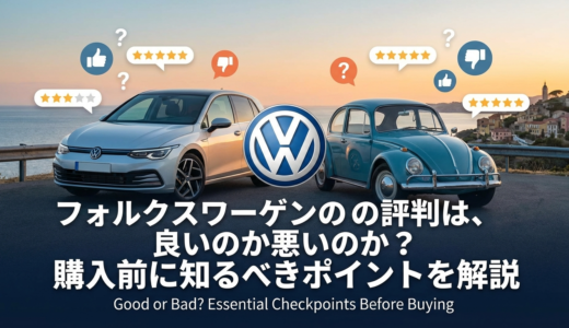 フォルクスワーゲンの評判は良いのか悪いのか？購入前に知るべきポイントを解説