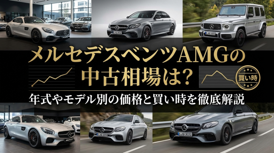 メルセデスベンツAMGの中古相場は？年式やモデル別の価格と買い時を徹底解説