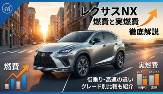 レクサスNXの燃費と実燃費を徹底解説｜街乗りと高速の違いやグレード別の比較も紹介