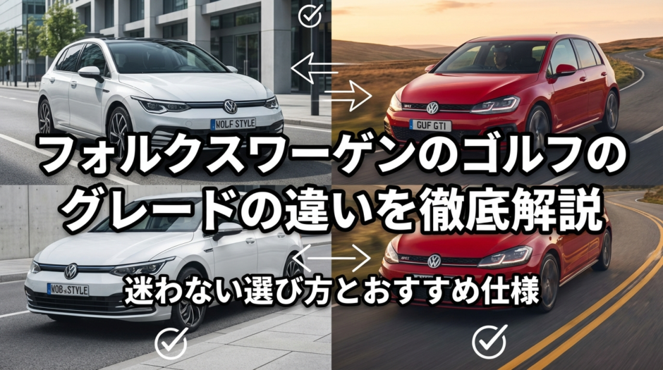 フォルクスワーゲンのゴルフのグレードの違いを徹底解説｜迷わない選び方とおすすめ仕様