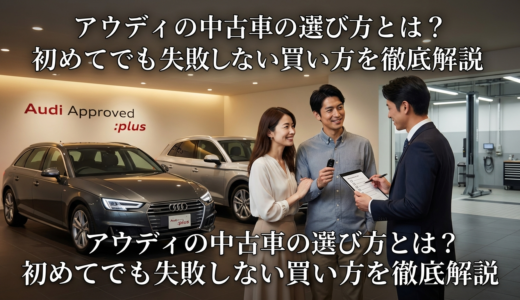 アウディの中古車の選び方とは？初めてでも失敗しない買い方を徹底解説