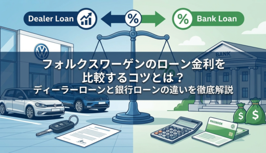 フォルクスワーゲンのローン金利を比較するコツとは？ディーラーローンと銀行ローンの違いを徹底解説