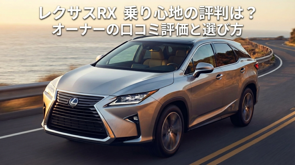 レクサスRXの乗り心地の評判は？オーナーの口コミから分かる評価と選び方