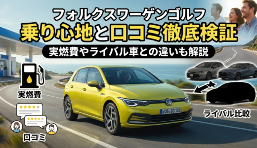 フォルクスワーゲンゴルフの乗り心地と口コミを徹底検証｜実燃費やライバル車との違いも解説