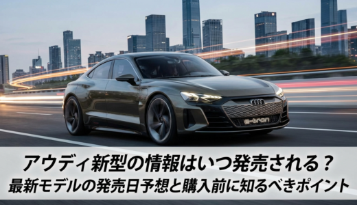 アウディ新型の情報はいつ発売される？最新モデルの発売日予想と購入前に知るべきポイント