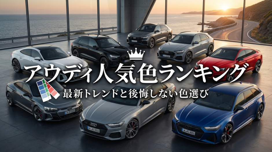 アウディの車で人気の色ランキングとは？最新トレンドと後悔しない色選びを徹底解説