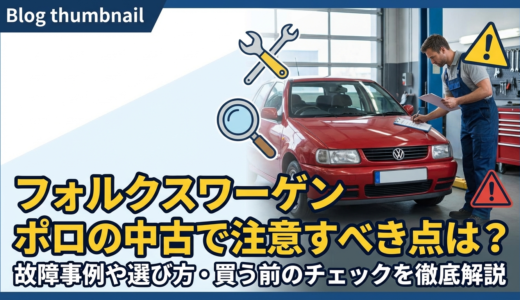 フォルクスワーゲン ポロの中古で注意すべき点は？故障事例や選び方・買う前のチェックを徹底解説