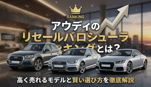 アウディのリセールバリューランキングとは？高く売れるモデルと賢い選び方を徹底解説