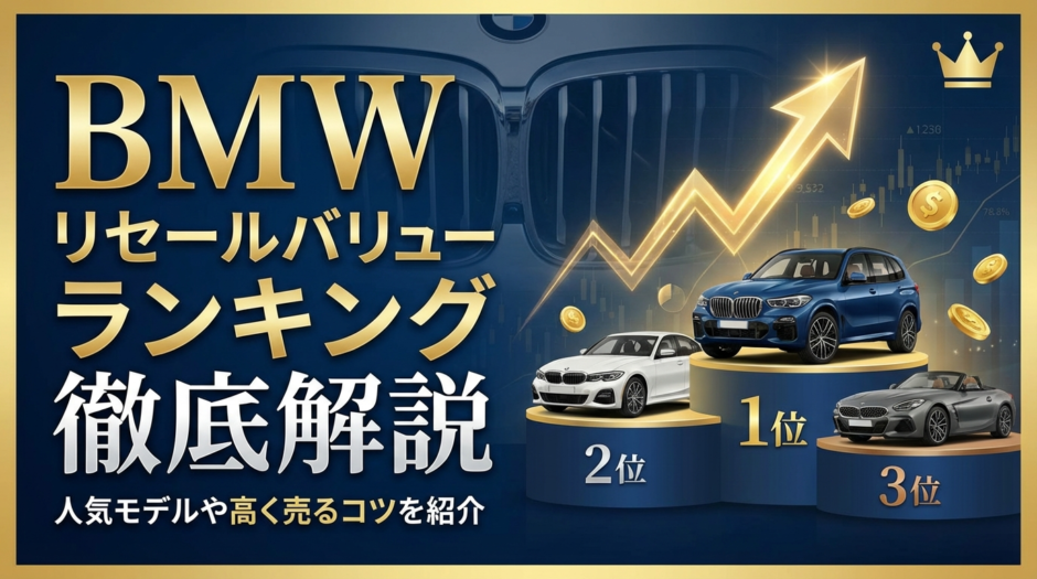 BMWのリセールバリューランキングを徹底解説｜人気モデルや高く売るコツを紹介