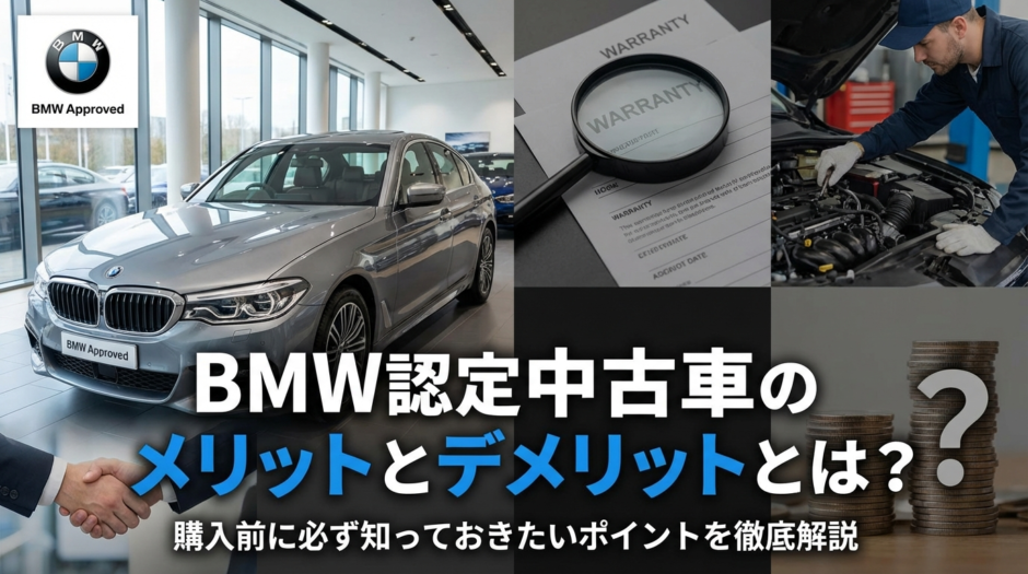 BMWの認定中古車のメリットとデメリットとは？購入前に必ず知っておきたいポイントを徹底解説