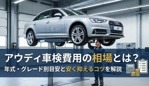 アウディの車検費用の相場とは？年式やグレード別の目安と安く抑えるコツを解説