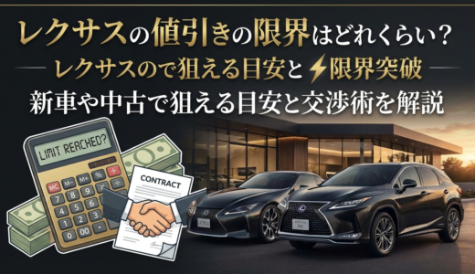 レクサスの値引きの限界はどれくらい？新車や中古で狙える目安と交渉術を解説